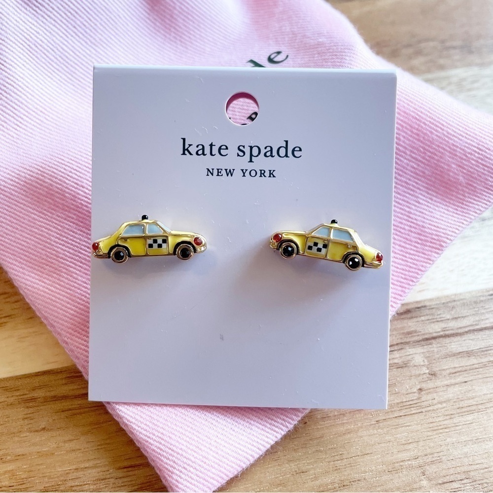 Kate Spade Ma Cherie Taxi Stud Earrings